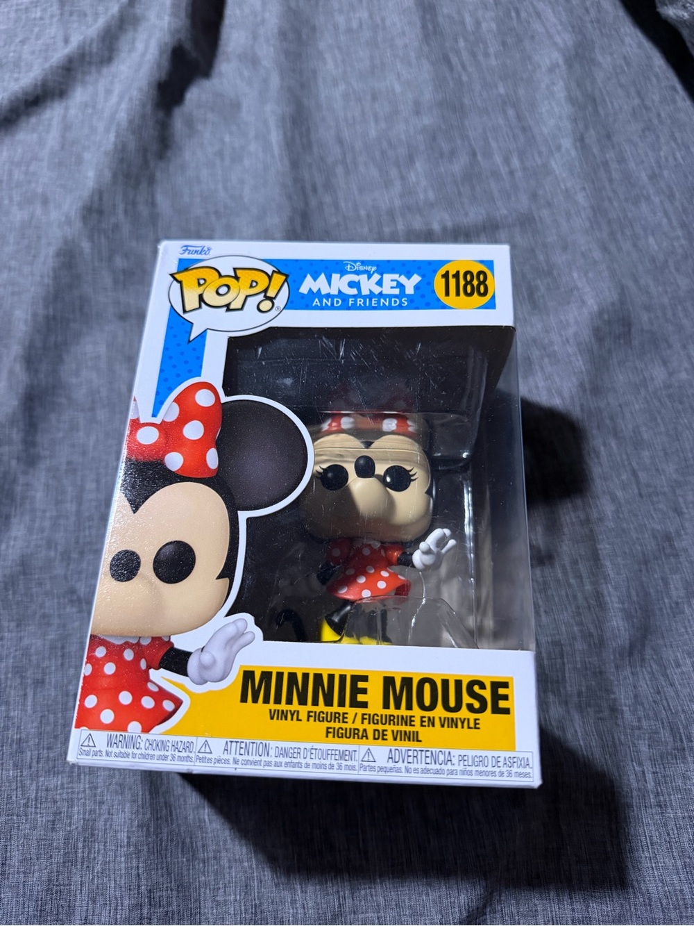 pop Minnie Mouse Red Polka Dot Outfit Vinyl Figure